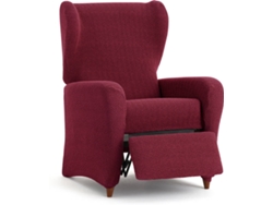 Funda de Sillón Relax EYSA Premium Jaz Tejido Multielástico (85 x 90 x 120 cm - Poliéster y Algodón - Burdeos)