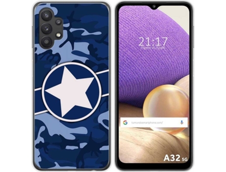 Carcasa Samsung Galaxy A32 5G TUMUNDOSMARTPHONE Camuflaje 03 Multicolor