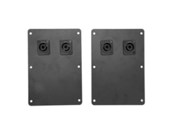 2 Placas De Conexión Para Altavoces Con 2 Conexiones Speakon Para Gabinetes De 6 A 18 Pulgadas (accesorio De Audio)
