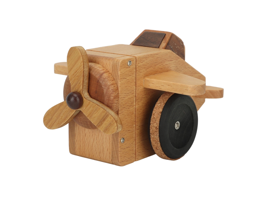 Luchador de caja musical de madera Navidad Sin marca