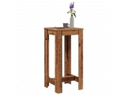 Mesa Alta De Bar | Mesa De Café Madera De Ingeniería Envejecida 51x50x103,5 Cm