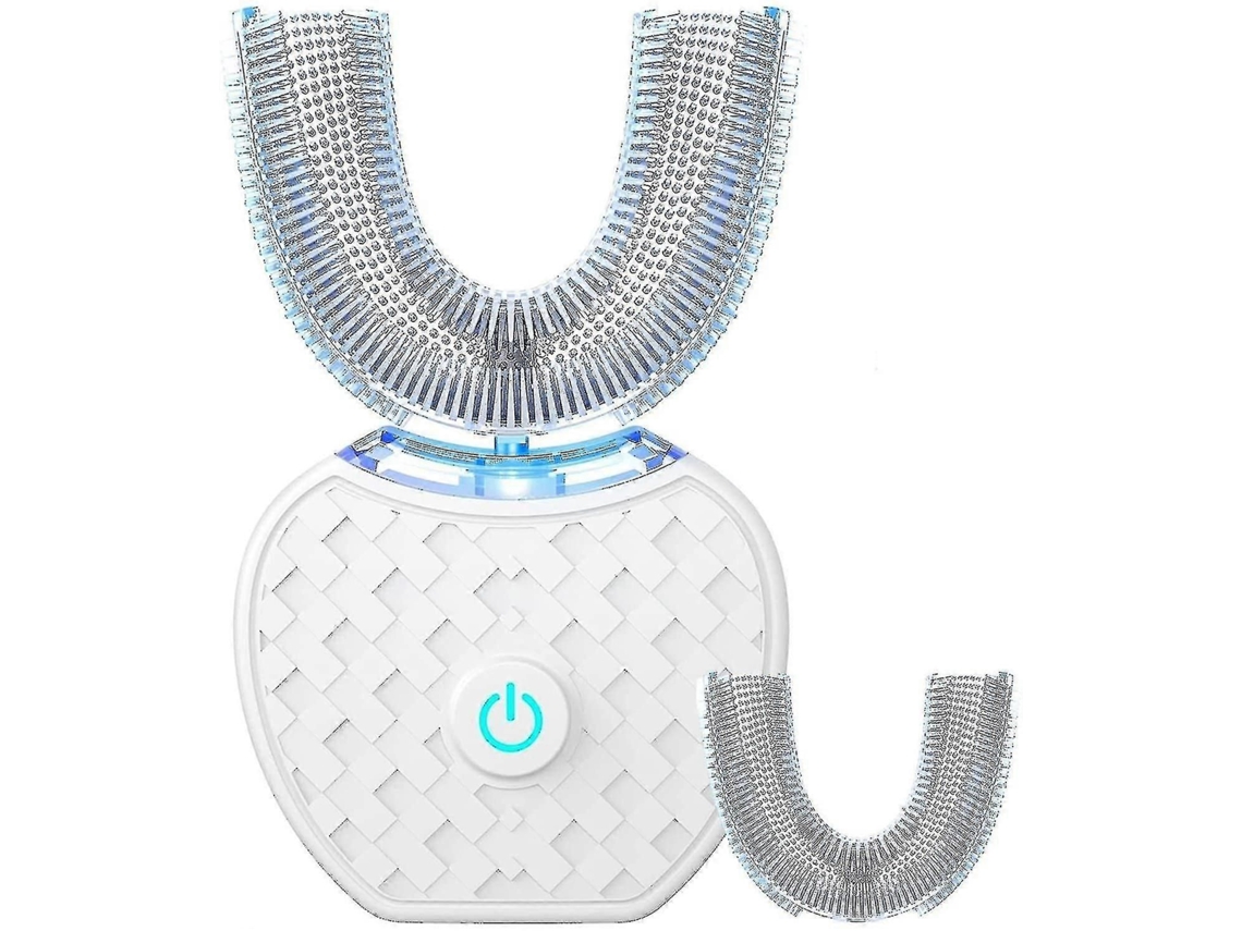 Cepillo de dientes eléctrico, automático y sónico GOKOCO con forma de U, kit de blanqueamiento dental con cabezal en forma de D.