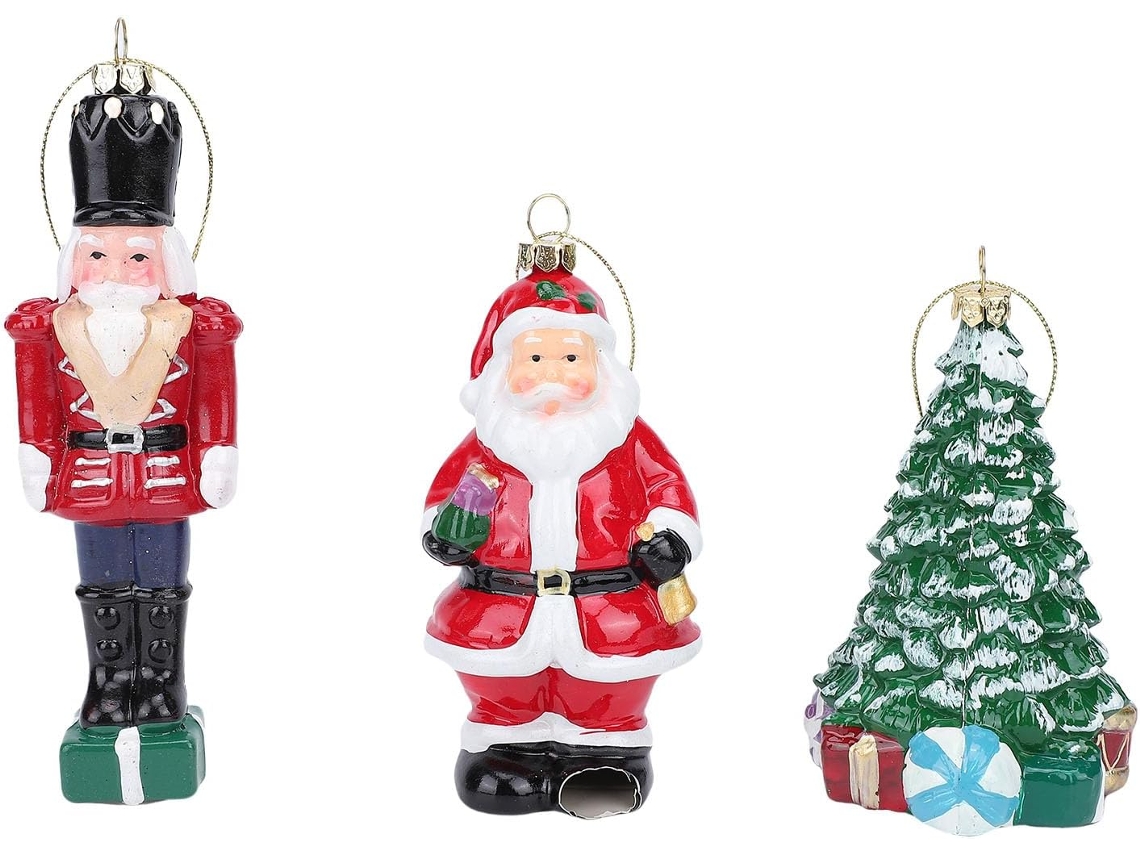 Adornos navideños para colgar en el árbol, adornos decorativos para las fiestas, lindas decoraciones con Gokoco