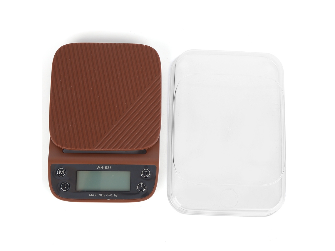Balanza De Cocina Electrónica Wh-b25 De 3000 G Con Precisión De 0,1 G, Temporizador Y Función De Pesaje Para Uso Doméstico.