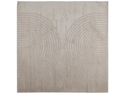 Vidaxl Alfombras De Área Cuadrado Galati Beige 240 X 240 Cm Poliéster