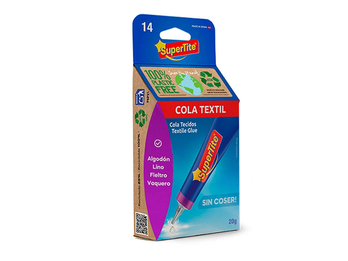 Cola Instantánea Supertite 2414 Textil (20 g)