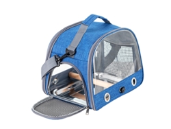 Transportín Digitallab Para Loros, Totalmente Ventilado, Diseñado Para Viajar (azul Rey)