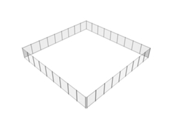 Succebuy Valla De Piscina Desmontable Barrera Para Piscina Enterrada, 1,21x32,91 M
