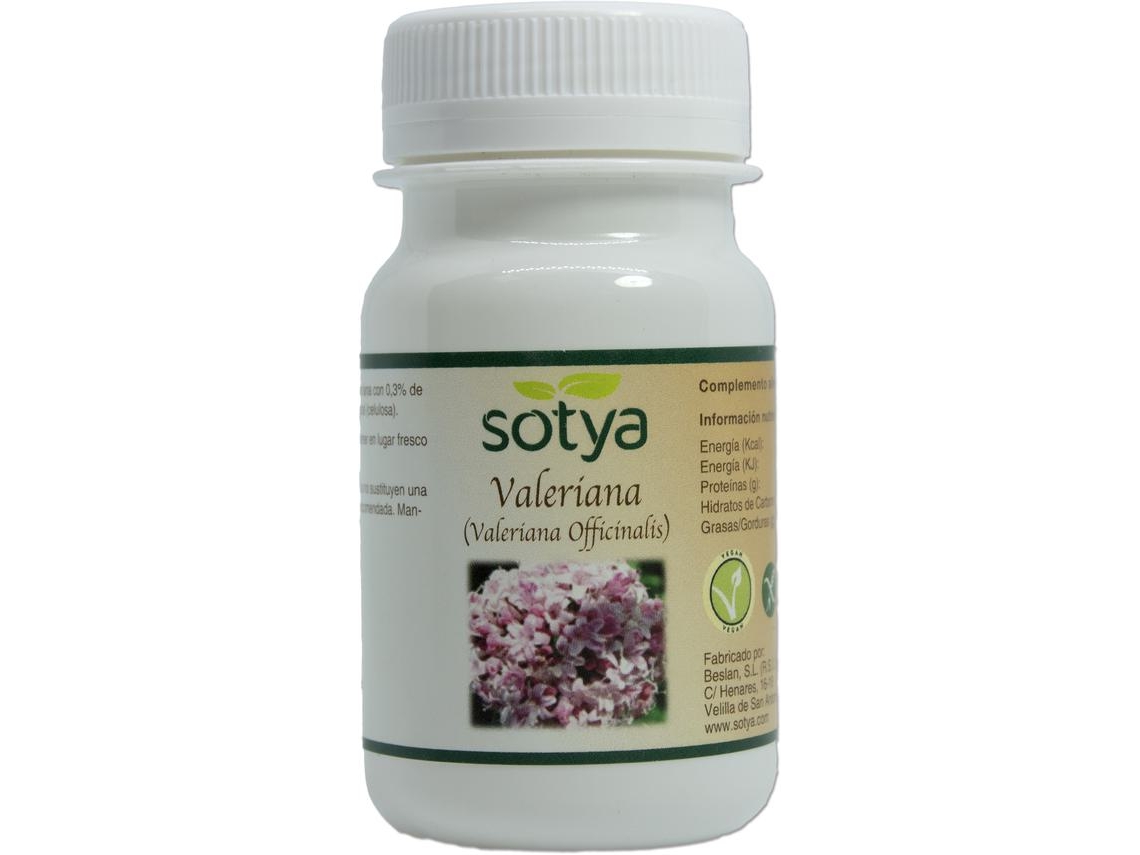 Complemento Alimentar SOTYA Valeriana (60 cápsulas (600mg))