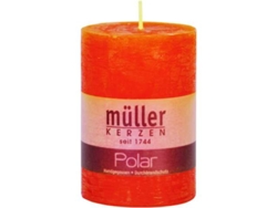 Vela Taco Rustica Müller 90/58Mm Naranja