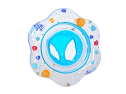 Flotador Infantil Con Asiento, Dos Bolsas De Aire Antifugas, Pvc Azul.