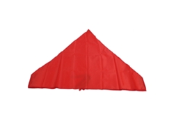 Cubierta de repuesto de tela Oxford plegable impermeable con 4 esquinas para acampar al aire libre y exhibir, 1,8 m, color rojo