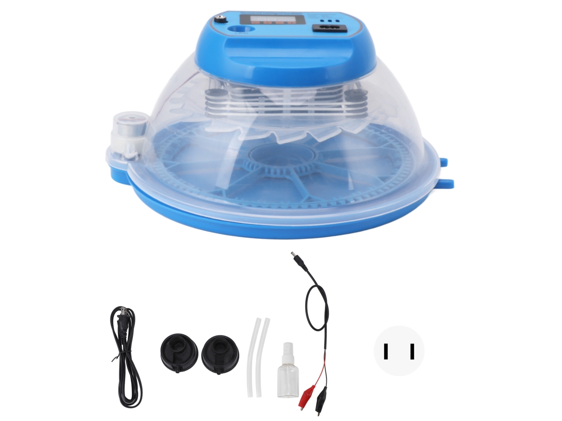 Incubadora de huevos con control de temperatura y aspersor automático para gallinas, palomas, codornices y patos - Enchufe estadounidense de 110 V