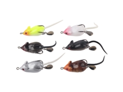 6 Señuelos Artificiales De Rana Con Diamantes De Imitación, 5,5 Cm/10,5 G, Señuelos Duros Con Anzuelos, Accesorios De Pesca.