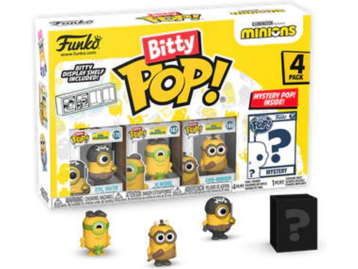 Figura FUNKO Bitty Pop! Minions - Eye Matie (4 Peças)
