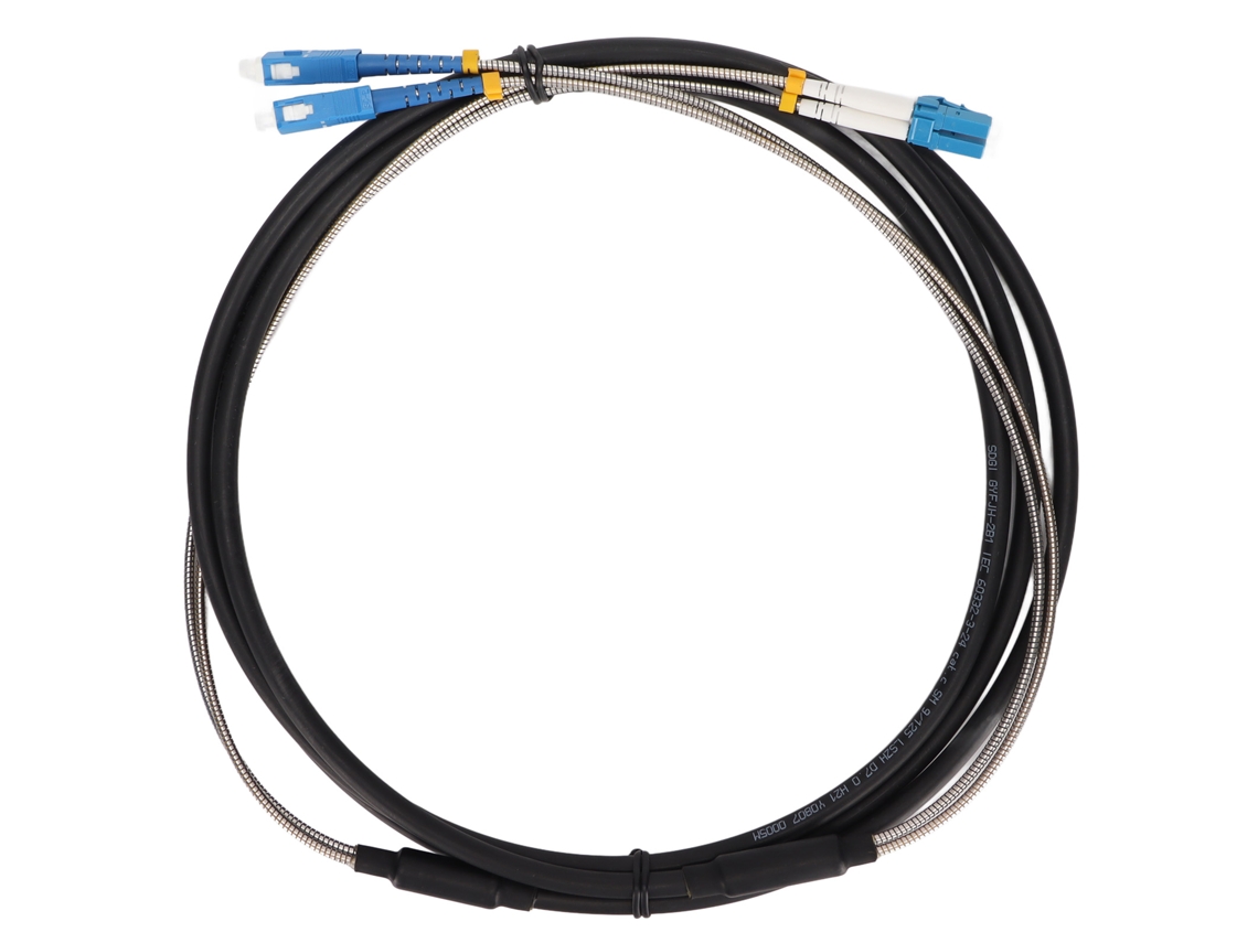 Cable De Fibra Óptica 3m Sc A Lc Monomodo Blindado Para Centro De Datos Ethernet