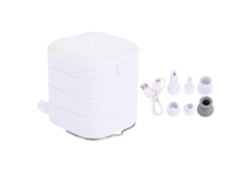 Minibomba De Aire Portátil Recargable Con Luz Led Para Hinchables, Piscinas, Camping Y Viajes.