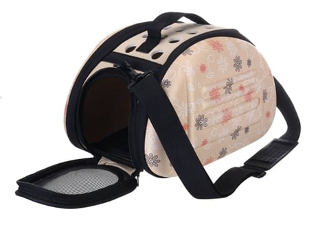 Transportín para Gatos ECSEE C1 (Beige - 43x29x32 cm - EVA)