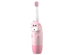 Cepillo de dientes eléctrico infantil resistente al agua (rosa) RNEMITERY