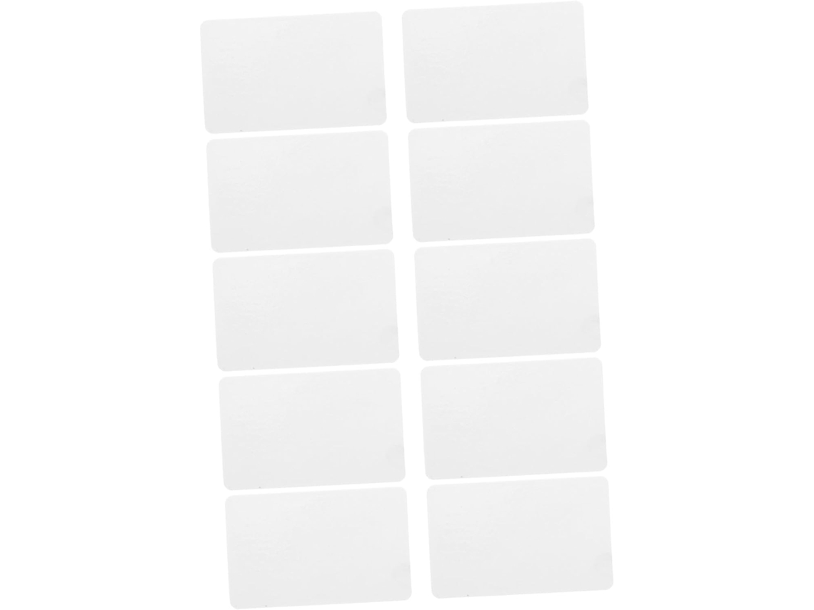 Paquete de 10 tarjetas de limpieza para lectores de tarjetas de crédito, reutilizables para impresoras Gokoco