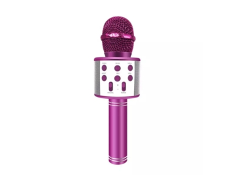 Micrófono CLINKS Karaoke Inalámbrico Rosa (Edad Mínima Recomendada: 4 años)