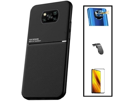 Funda y Protector Xiaomi Redmi Poco X3 Pro PHONECARE Magnetic Lux Negro