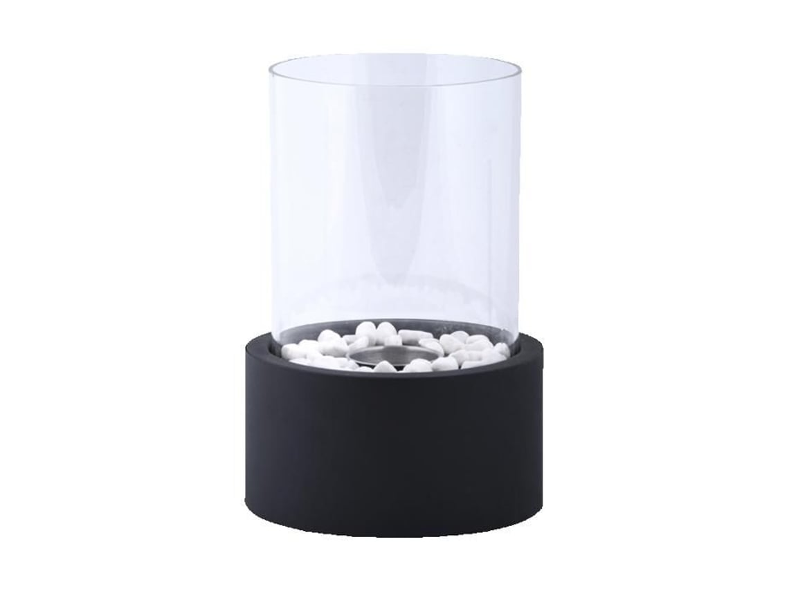 Chimenea De Bioetanol Redonda D 18,8 X A 27 Cm Negro Esschert Design