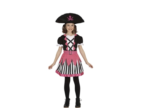 Disfraz de Niña GUIRCA Pirata Rosa (3 - 4 años)
