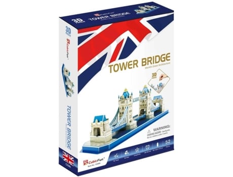 Puzzle 3D Tower Bridge (Edad Mínima: 8 Años - 52 Piezas)