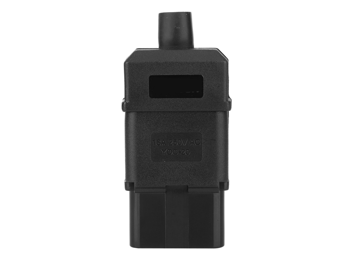 Adaptador De Enchufe Para Cable De Extensión De Alimentación Iec C19 C20, Resistente A Altas Temperaturas, 16 A, 250 Vca