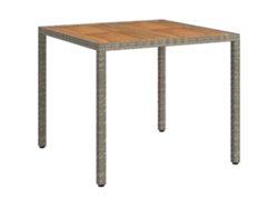Maison Exclusive - Mesa De Jardim Cinzeto 90 X 90 X 75 Cm Vime Pe