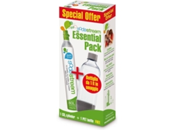 Botella para Bebida Carbonatada + Cargador Carbonatador SODASTREAM Essential