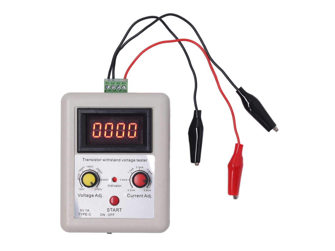 Probador Digital De Voltaje Resistivo Para Diodos, Triodos Y Transistores Mos, Voltaje Y Capacitancia De 120 V A 2700 V.