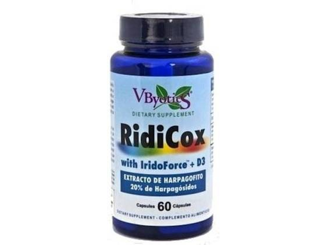 Complemento Alimentar VBYOTICS Ridicox Com Iridoforce (60 cápsulas)
