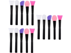 Juego De 15 Brochas De Silicona Para Aplicar Mascarillas Faciales Y Lociones.