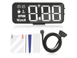 Pantalla De Proyección Hud Obd2 Para Parabrisas, Velocímetro Digital, Alarma De Exceso De Velocidad
