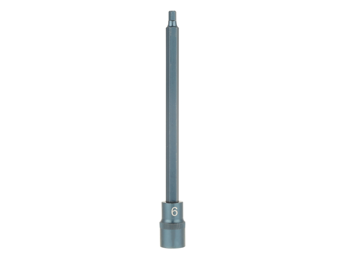 Adaptador de vaso hexagonal de 1/2'' 200 mm (h6) para destornillador eléctrico - Herramienta de atornillado