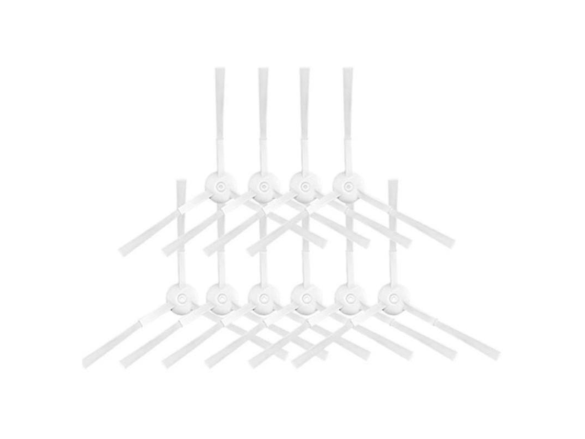 10 piezas de repuesto para cepillo lateral compatible con Xiaomi Mijia, antienrollamiento, barrido y fregado.