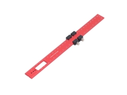 Regla De Marcado Para Carpintería De 300 Mm Con Tope Deslizante, Aluminio Ligero, 108 G, Rojo/negro