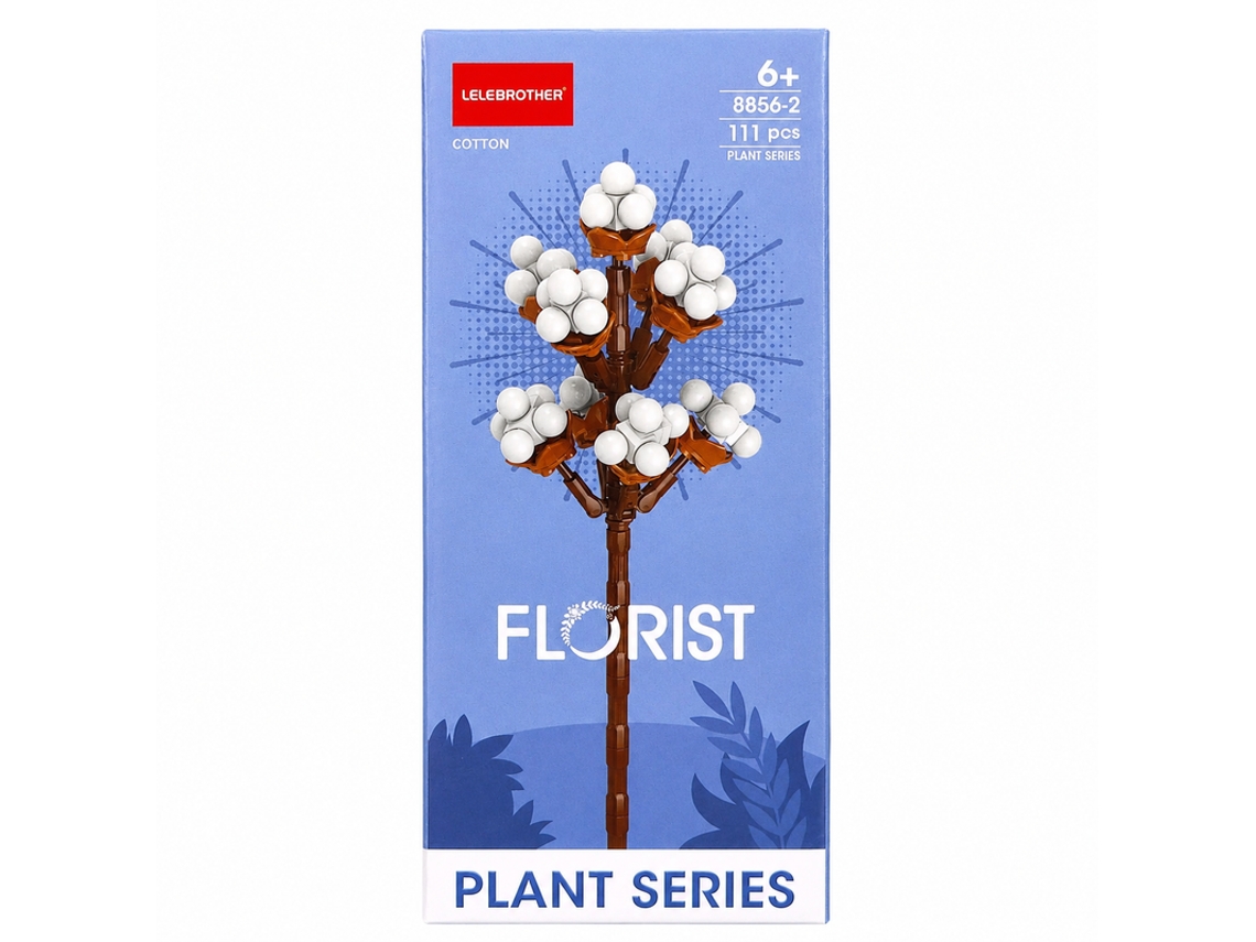 Flor Cotton - Blocos De Construção Lelebrother 8856-2 Multicores