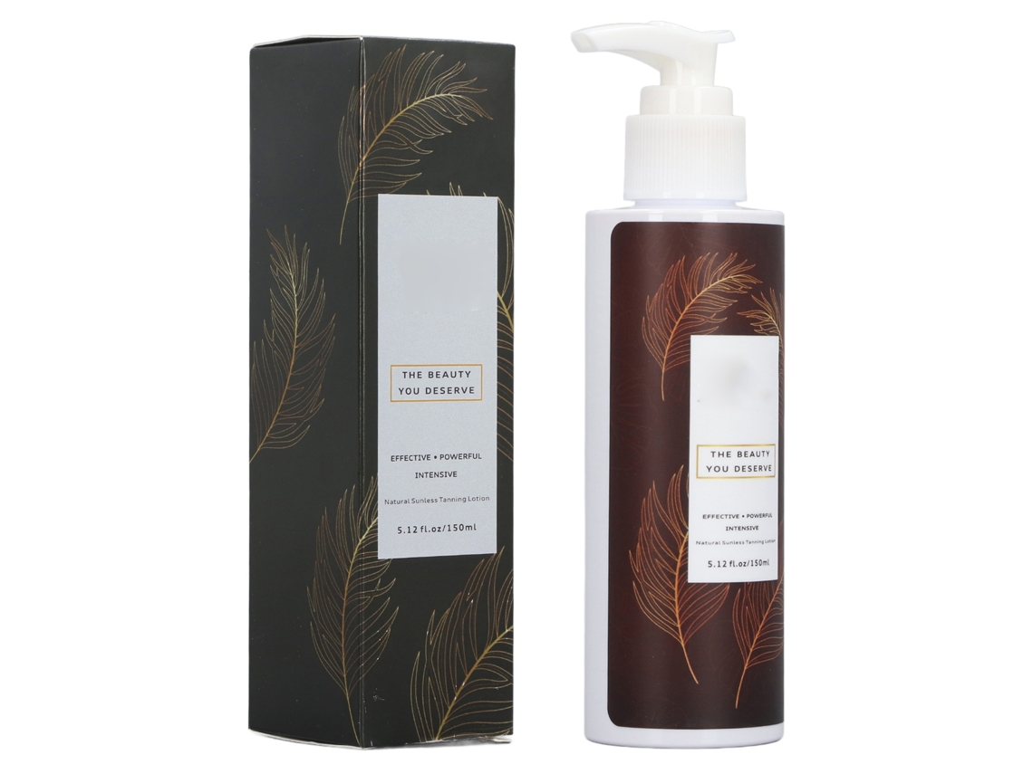 Mousse autobronceadora con aroma a chocolate 150 ml Crema autobronceadora sin sol
