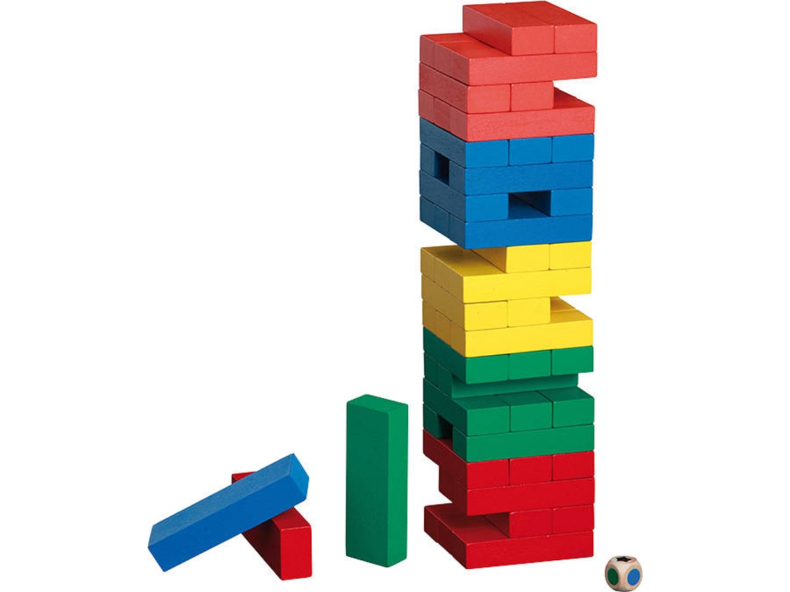 Torre de caída Philos Timber coloreada 75x75x300mm