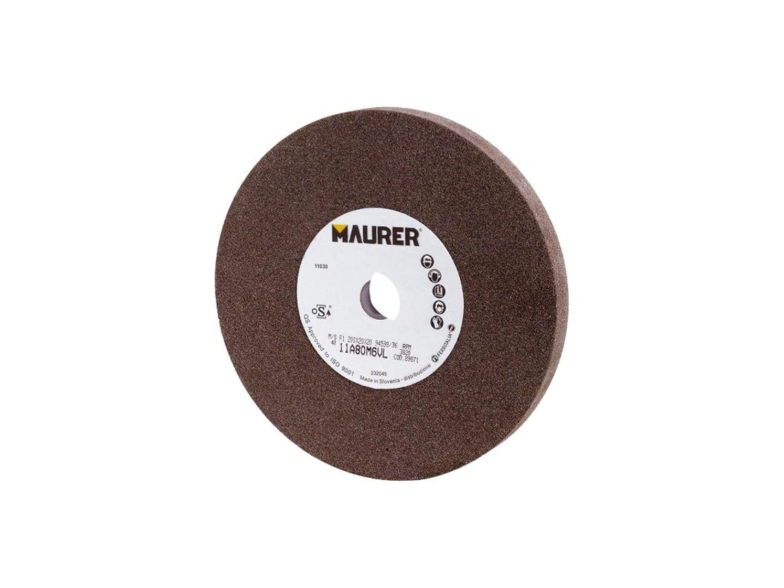 Muela MAURER Corindon 125x15x16 mm Grano 36