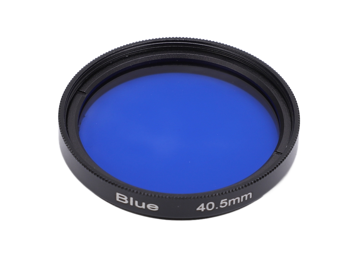 Filtros De Lente De Cámara 40.5mm Multirevestidos De Color Para Nikon Y Series Sony Azul