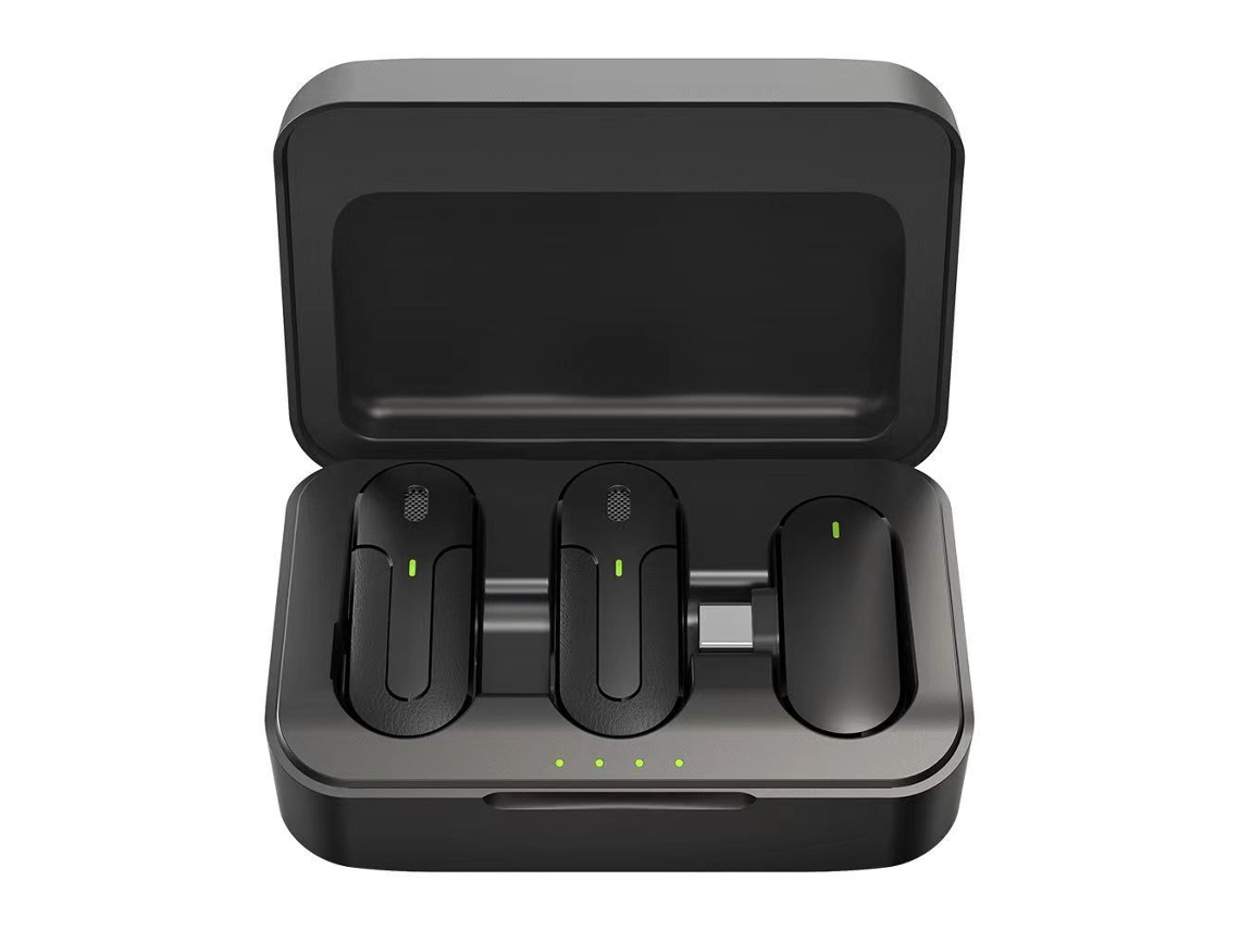 Micrófono Lavalier Inalámbrico Android Para Transmisión En Vivo, Grabación De Video, Entrevistas, Vlog Gertiz