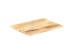 Tablero De Mesa | Tablero De Escritorio | Superficie De Mesa Madera Maciza De Mango 25-27 Mm 90x70 Cm