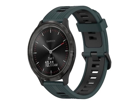 Correa Smartwatch Para Garmin Vivomove3 20Mm Verde Oliva - Negro VENISYMLIS