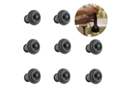 Tapones de vacío para vino Rebe-8, reutilizables, de silicona, herméticos, conservan el sabor, EVW