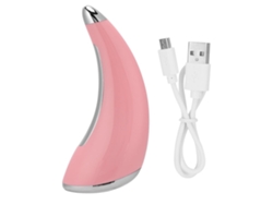 Dispositivo de belleza USB multifunción rosa con masajeador de ojos y eliminador de arrugas