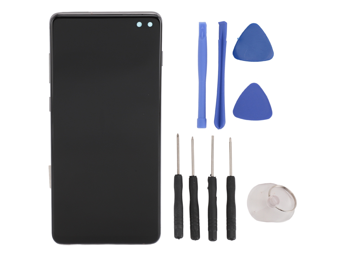 Digitalizador De Pantalla Táctil Lcd Con Herramientas De Reparación Para Galaxy S10 Plus Con Marco